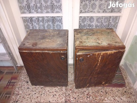 2 db felújítandó éjjeli szekrény