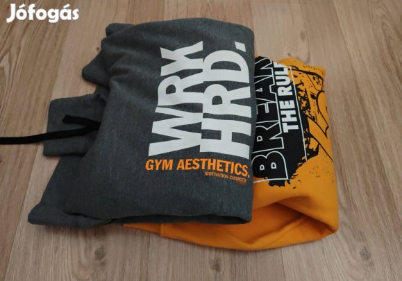 2 db férfi pamut sportpulcsi szett