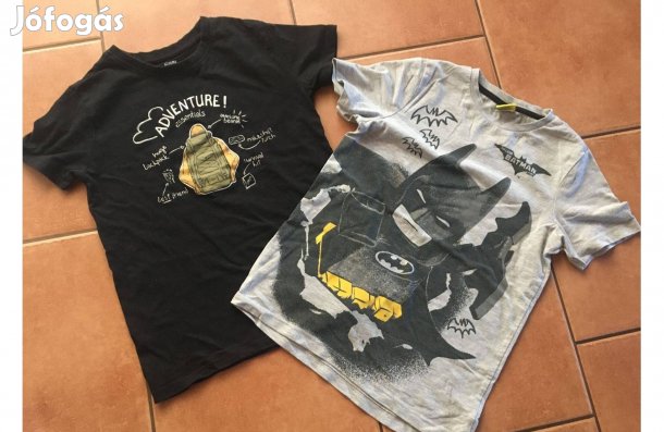 2 db fiú póló együtt! 134-140