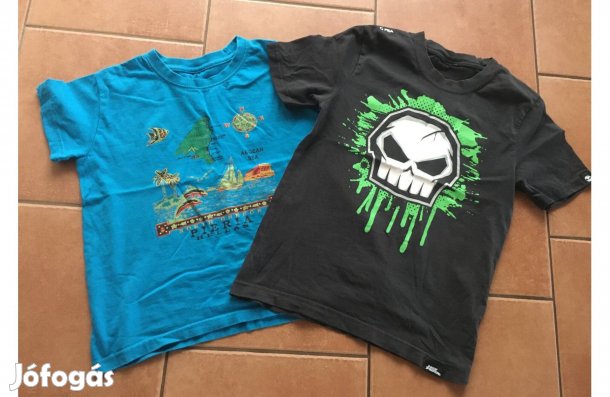 2 db fiús póló együtt! 134-es
