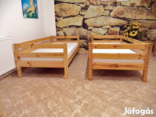 2 db flexa fenyő ágy 90x200