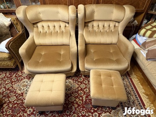 2 db fotel 2 puffal