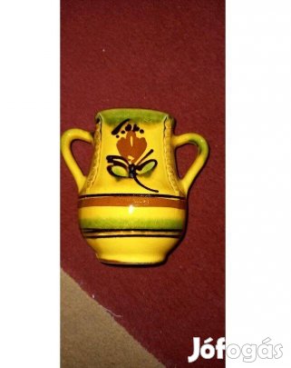 2 db füles kerámia bögre