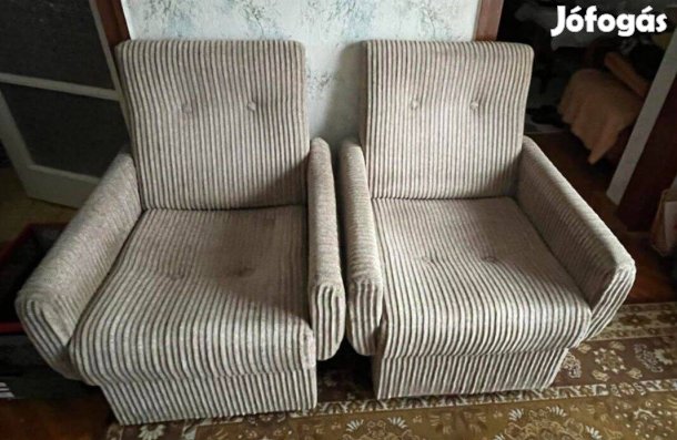 2 db gurulós retro fotel