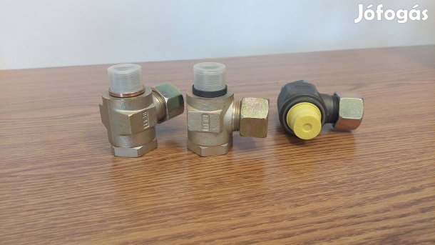 2 db hidraulika közcsavar elforgatható könyök töke csatlakozó