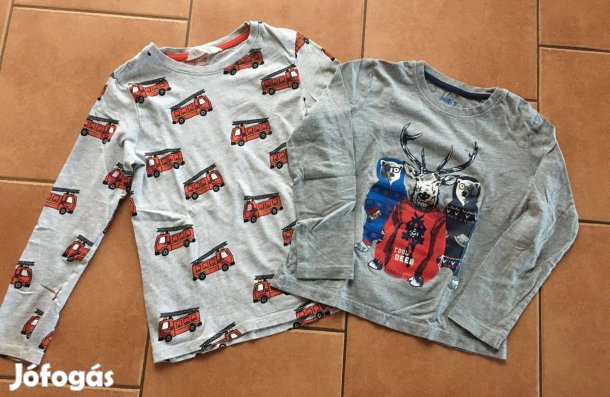 2 db hosszú ujjú felső együtt! 128-as