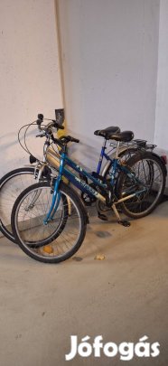 2 db jó állapotú női kerékpár