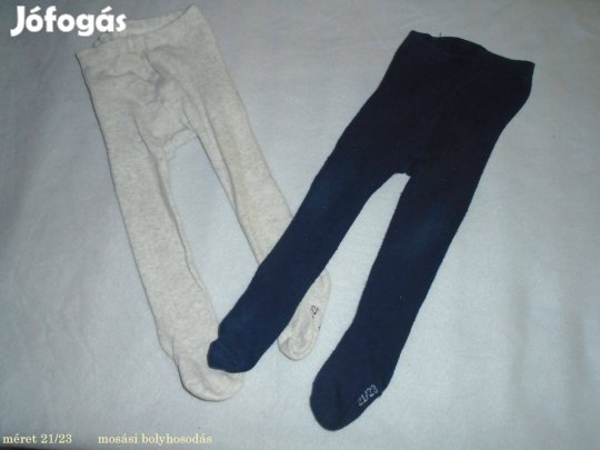 2 db kék szürke harisnyanadrág méret 21 / 23 - 400 Ft egyben