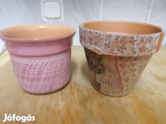 2 db kerámia kaspó eladó!