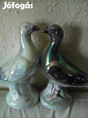 2 db kerámia madarak 14 cm