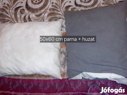 2 db kispárna +huzat galambszűrke