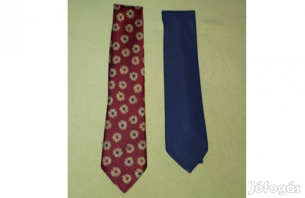 2 db kiváló minőségű nyakkendő serdülő-korúaknak