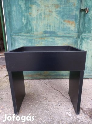 2 db modern fekete virágtartó