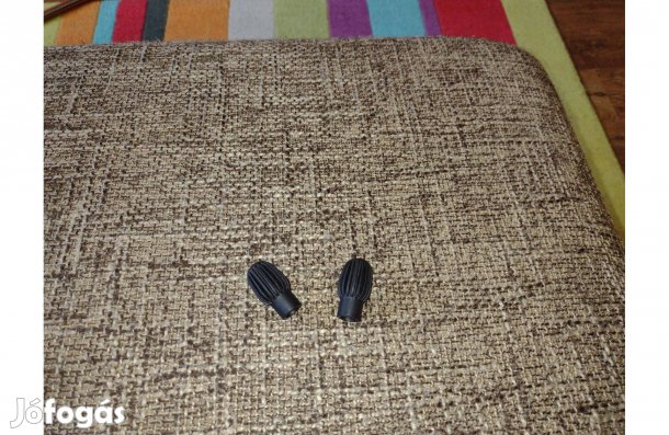 2 db műanyag dobverő vég védő, tompító