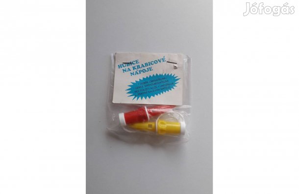 2 db műanyag kiöntő dobozos italokhoz zárókupak új_