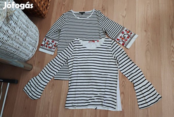 2 db női csíkos S oliver felső S-M