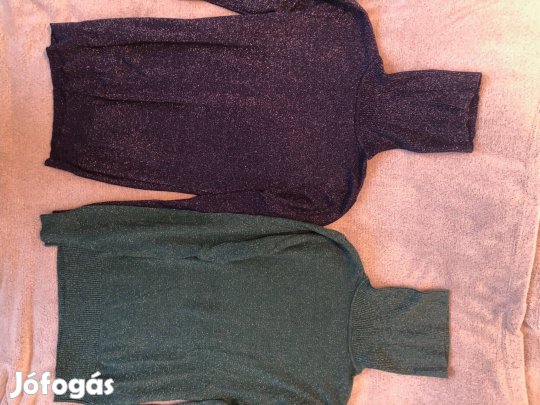 2 db női csillogós garbó S méretben