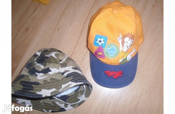 2 db nyári sapka óvodás méretben, fejkörméret: kb. 45-50 cm