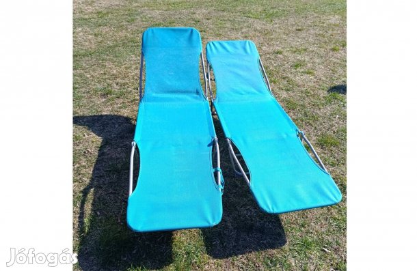 2 db összecsukható napozóágy jó állapotban eladó. A 2 db 22000 ft