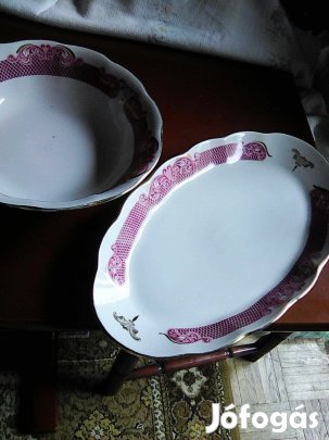 2 db porcelán kínáló tálak DDR
