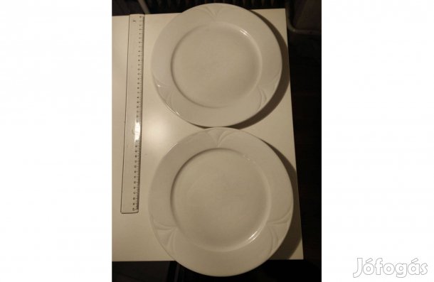 2 db porcelán lapostányér egyben, 250 Ft/db