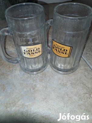 2 db retró Gold Fassl sörös korsók eladók!