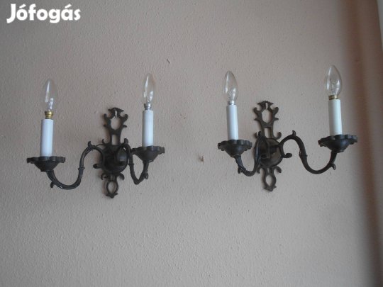 2 db retro fali lámpa