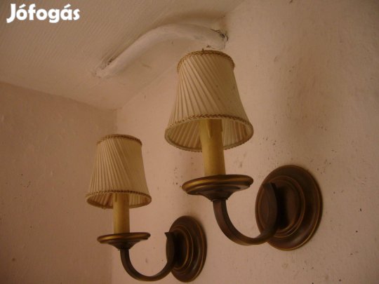 2 db retro fali lámpa