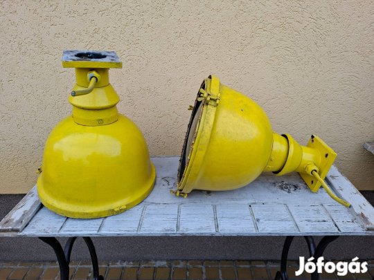 2 db retro ipari lámpa