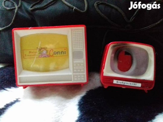 2 db retro képnézegetős tv