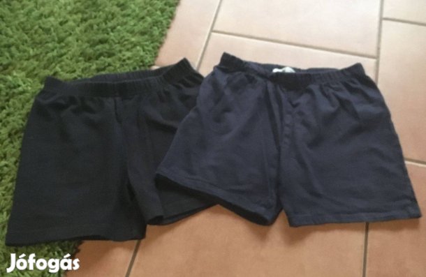 2 db sötét rövidnadrág együtt! 122-128