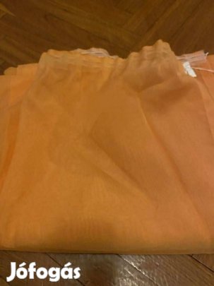 2 db sötétellő anyag+Sárga organza függöny