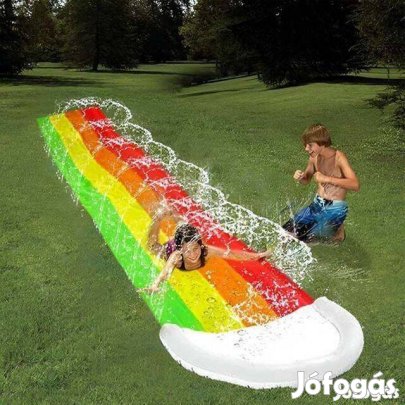 2 db új Felfújható vízicsúszda (465x80cm)