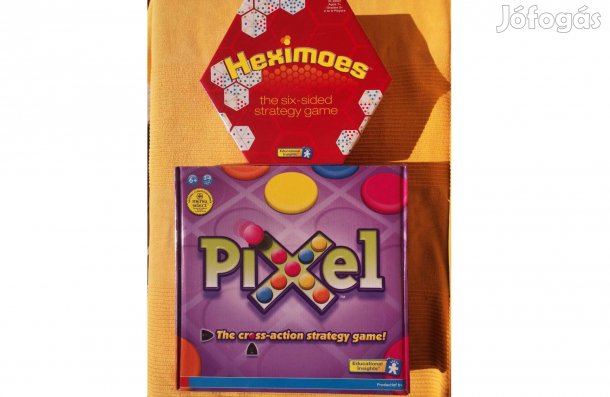 2 db új, bontatlan logikai fejlesztő társasjáték egyben eladó: Heximoe