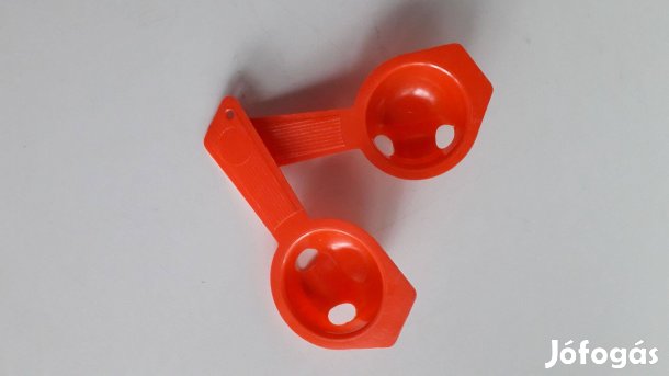 2 db új piros műanyag tojás szétválasztó_
