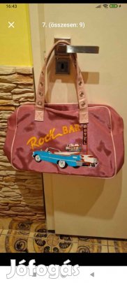 2 db újszerű színes kézitáska 