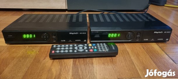 2 db wayteq HD-95CX digitális beltéri egység set-top-box 