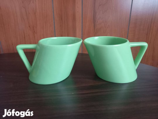 2 db zöld bögre egyben