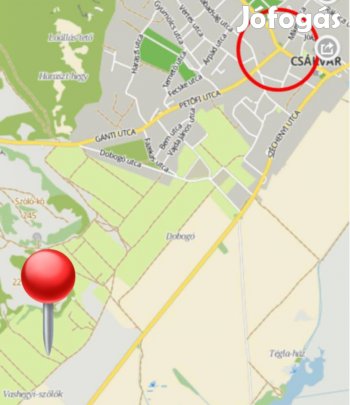 2 dűlőútra csatlakozik