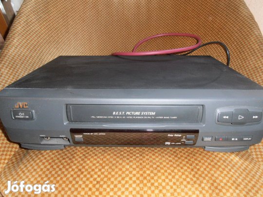 2 fejes JVC VHS videomagnó, távirányitó nélkül 15.000Ft-ért ujpesten