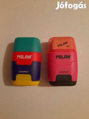 2 féle Milan dobozos radír és hegyező egyben 1500ft/db