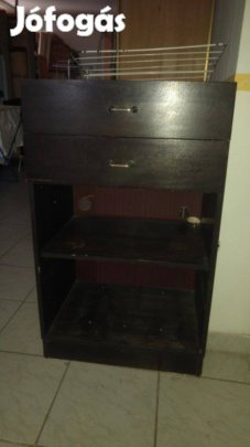 2 fiókos, polcos komód 60*100cm