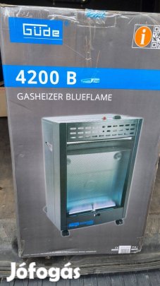 2 fűtési fokozattal hordozható gáz üzemű fűtőtest 4,2kW teljesítmény