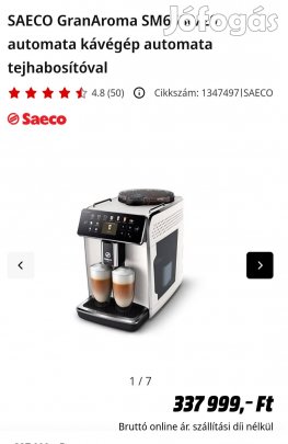 2 hónapos Saeco Grandaroma