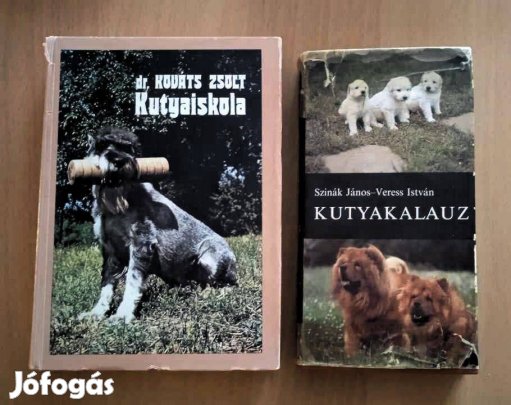 2 kötet Dr. Kováts Zsolt Kutyaiskola/Kutyakalauz
