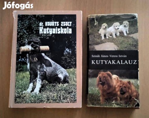 2 kötet Dr. Kováts Zsolt Kutyaiskola/Kutyakalauz