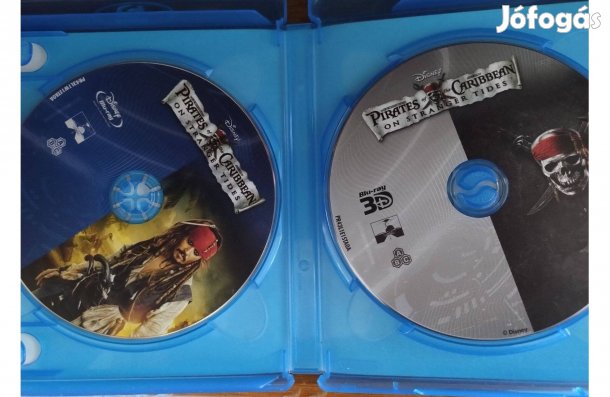 2 lemezes A Karib tenger kalózai Ismeretlen vizeken 3D 2D Blu ray
