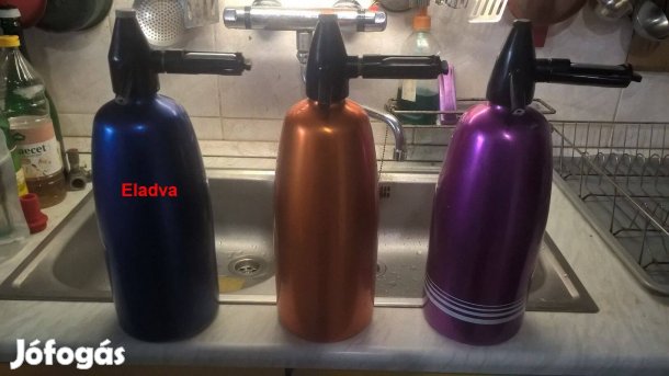 2 literes alumínium szódásszifonok