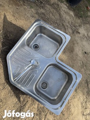 2 medencés sarok mosogatótálca