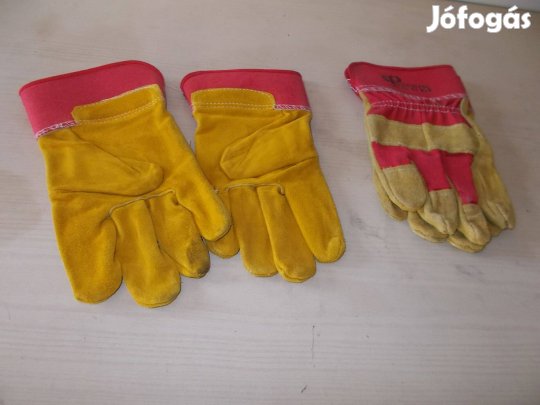2 pár Hasított bőr munkás kesztyű Nem az itthon kapható minőség!
